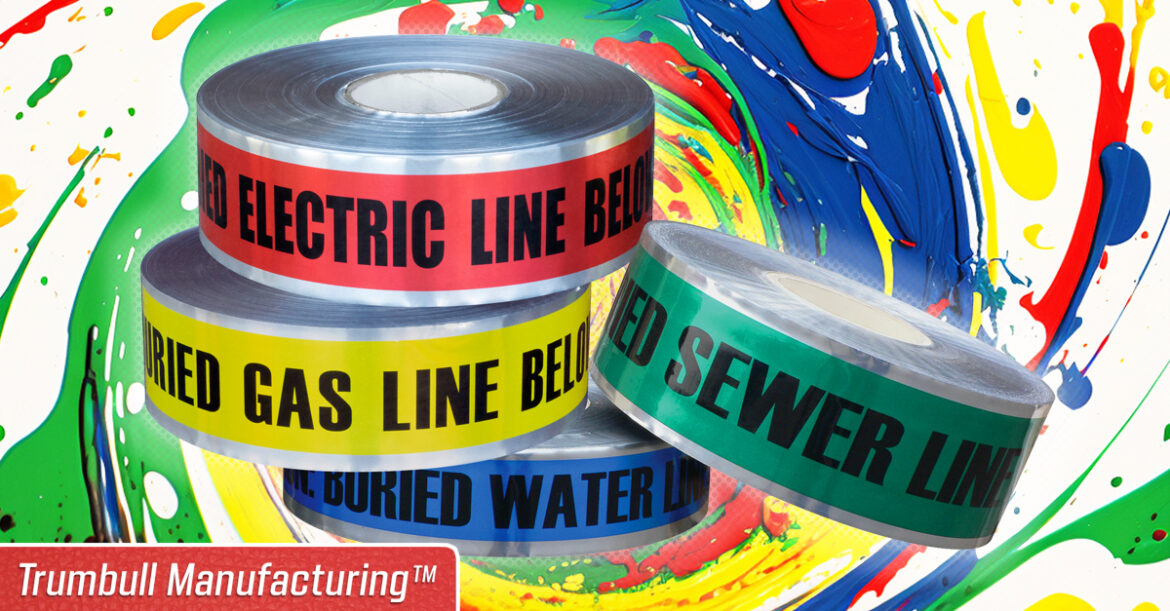 Detectable & NonDetectable Warning Tapes Trumbull Manufacturing