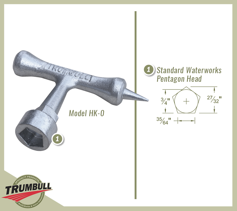 Pentagon Hand Keys - Trumbull Manufacturing, Inc.