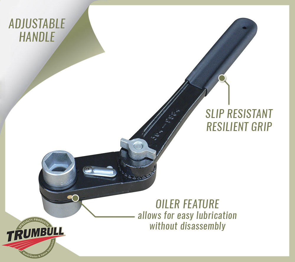 Adjustable Handle Double Socket Ratchet Wrenches Trumbull